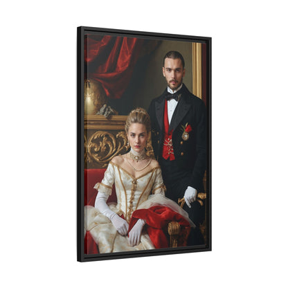 The Lady & The Lord Portrait | Unique Personalized Gift for Couples