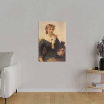 Custom Countryside Portrait | Personalized Vintage Artwork with Pet