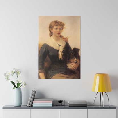 Custom Countryside Portrait | Personalized Vintage Artwork with Pet