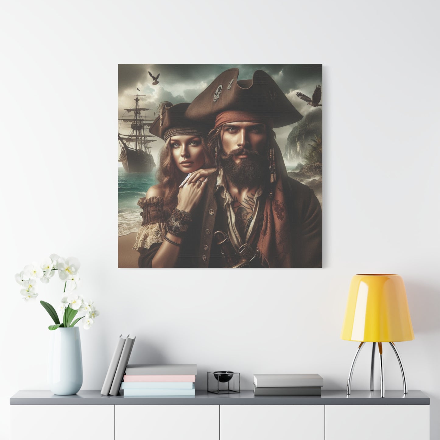 Custom Pirate-Themed Portrait