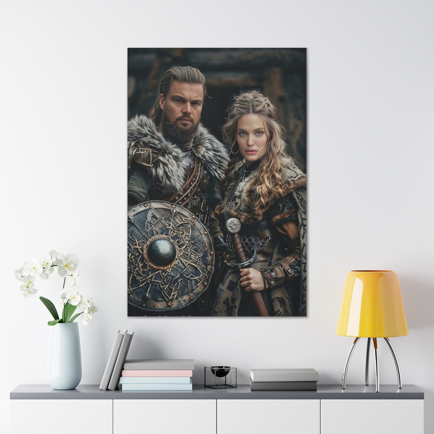 Custom Viking Couple Portrait