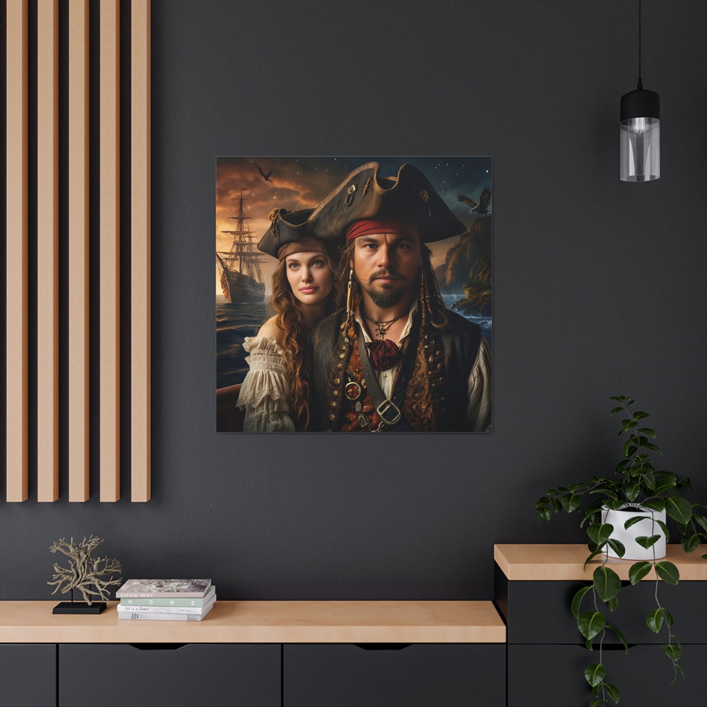 Custom Pirate-Themed Portrait 2