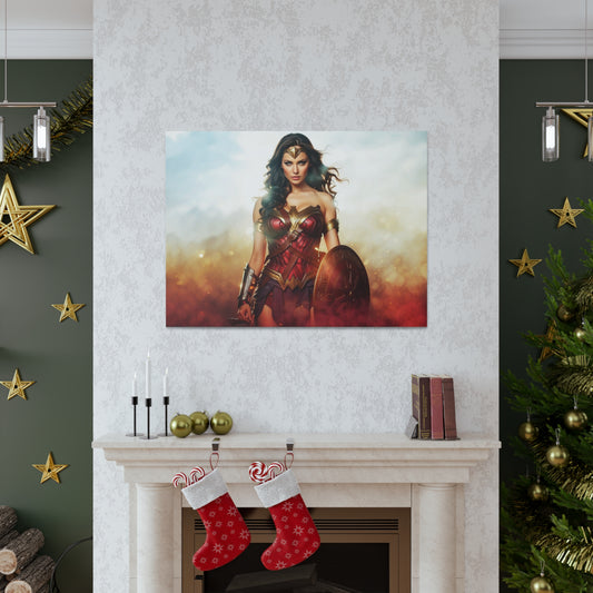 Personalisiertes Wonder Woman Portrait für Frauen | Personalisiertes Superhelden-Kunstwerk-Geschenk