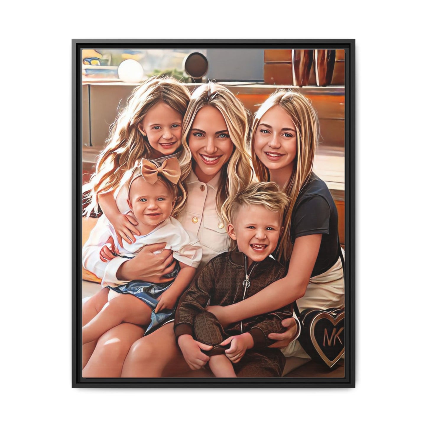 Custom Family Portrait | Personalized Family Artwork Gift