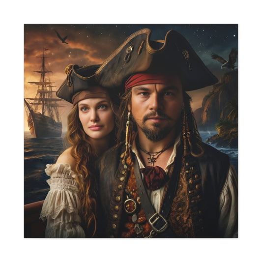 Custom Pirate-Themed Portrait 2