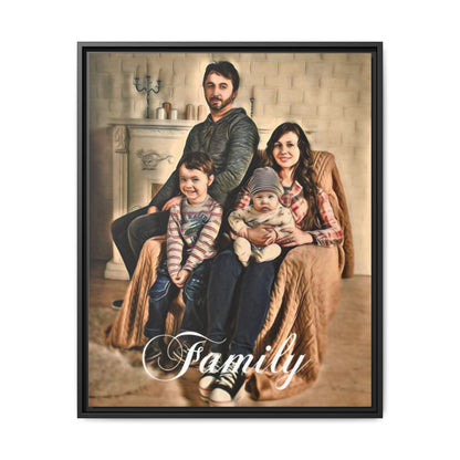 Personalisiertes Familienportrait | Personalisiertes Familienkunstwerk-Geschenk