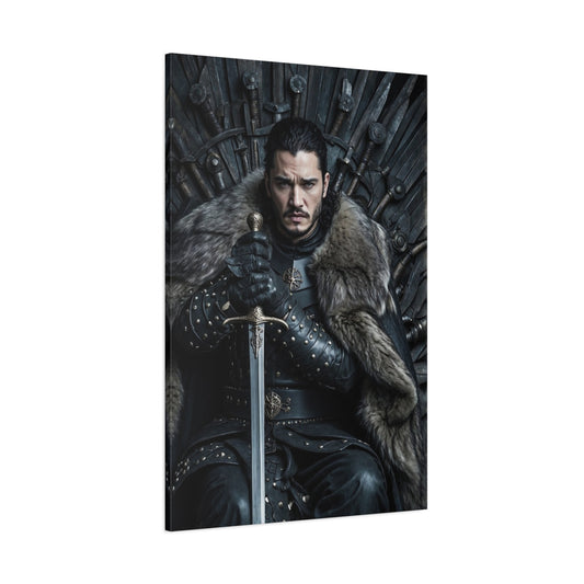 Custom King on the Throne Portrait | Game of Thrones Inspired Personalized Artwork