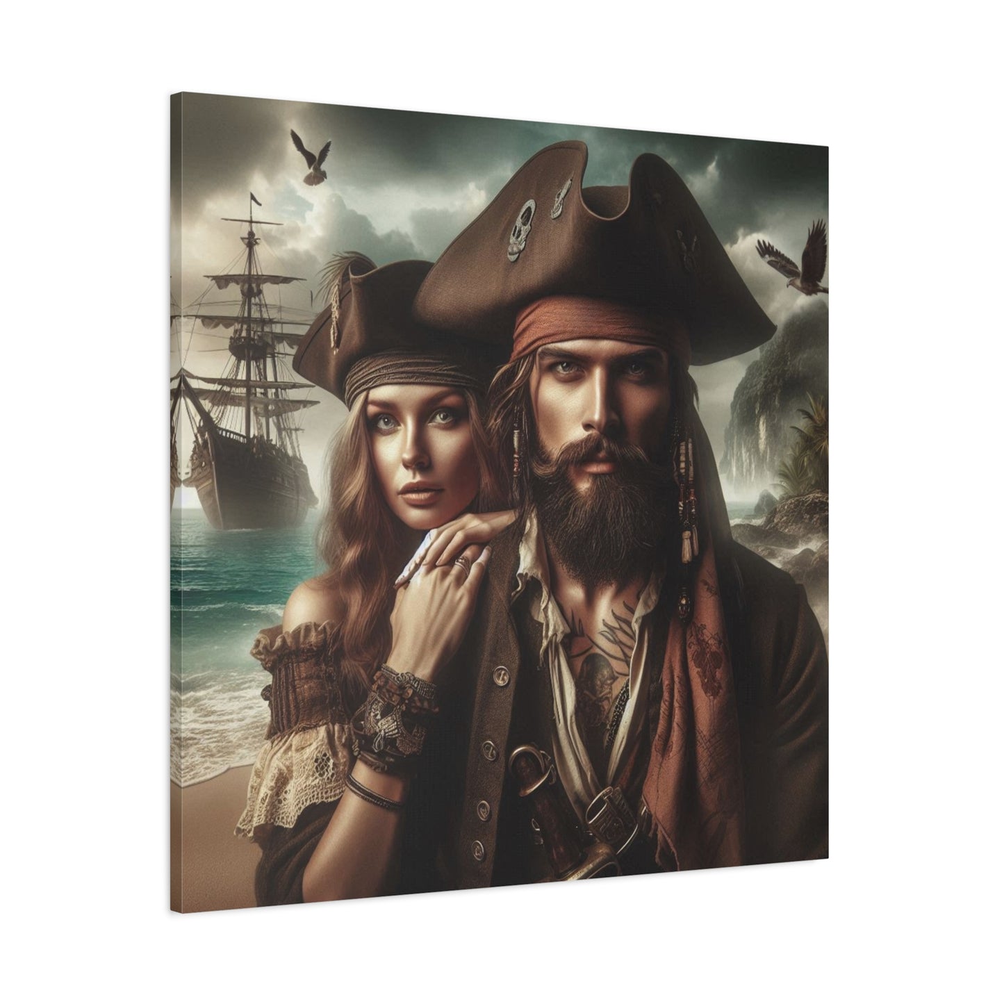 Custom Pirate-Themed Portrait