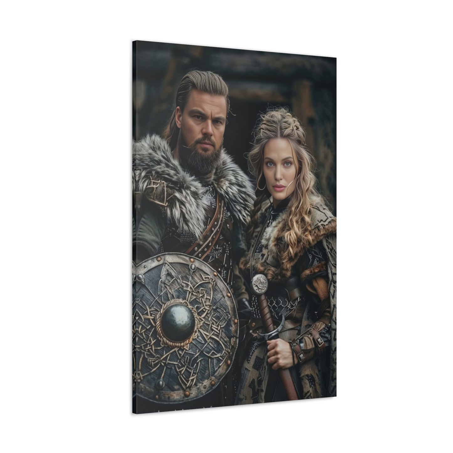 Custom Viking Couple Portrait