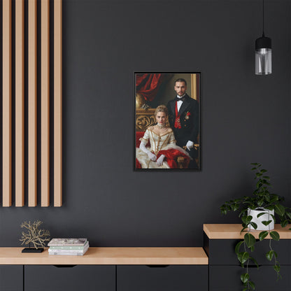 The Lady & The Lord Portrait | Unique Personalized Gift for Couples