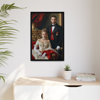 The Lady & The Lord Portrait | Unique Personalized Gift for Couples