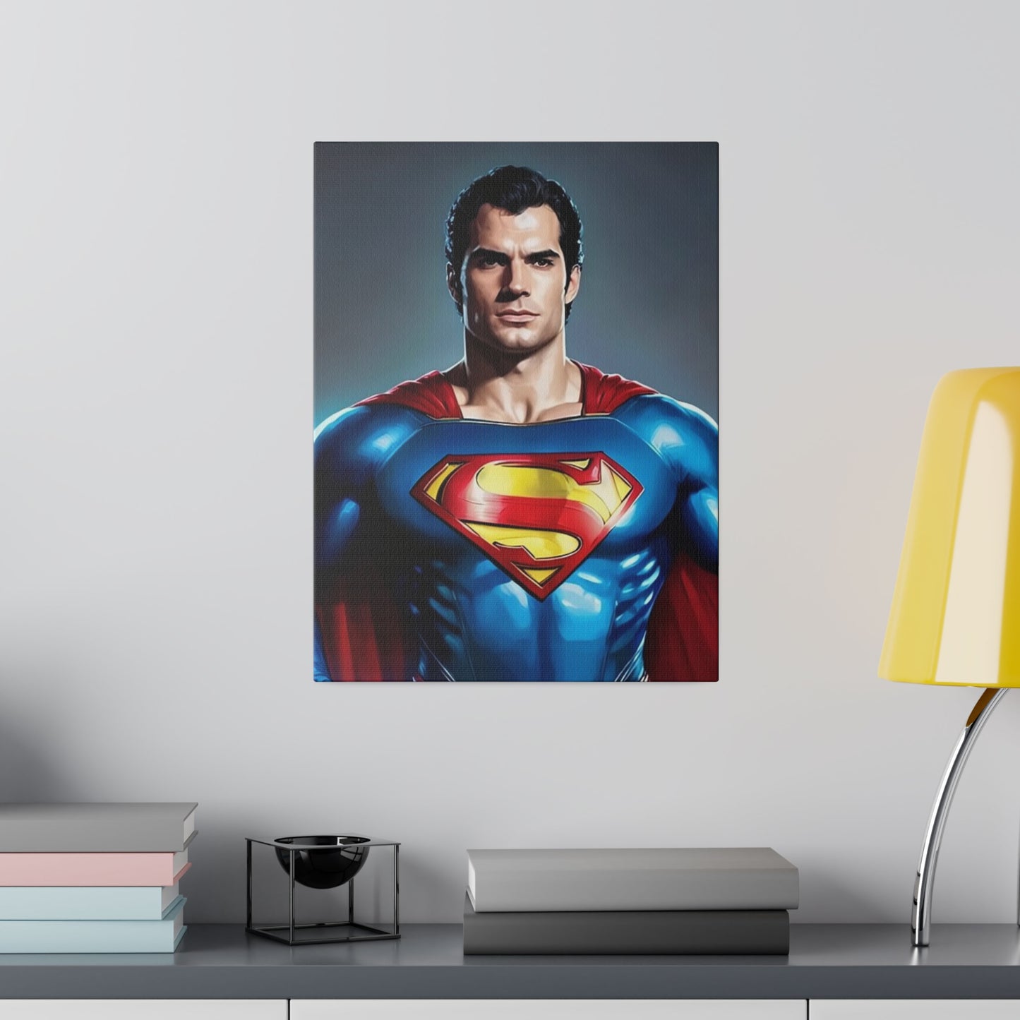 Benutzerdefiniertes Superman-Portrait | Personalisiertes Superhelden-Kunstwerk als Geschenk für Männer