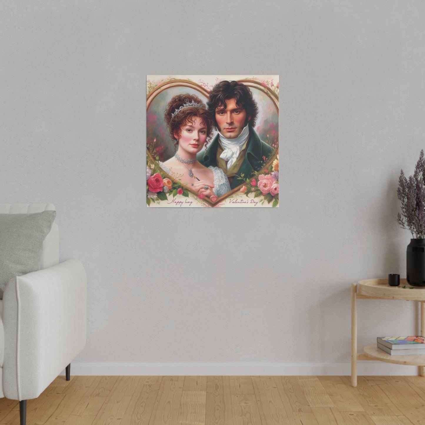 Custom Victorian Couple Portrait | Personalized Romantic Artwork Gift for Valentine's Day