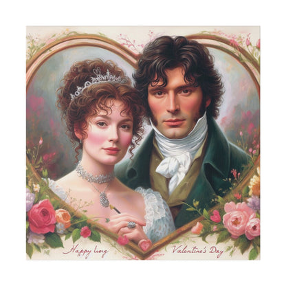 Custom Victorian Couple Portrait | Personalized Romantic Artwork Gift for Valentine's Day